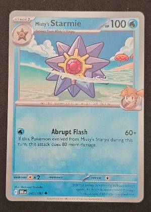 Misty's Starmie, graded 9.0