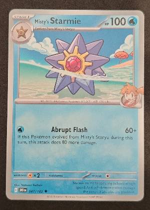 Misty's Starmie, graded 9.0