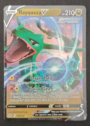 Rayquaza V graded 9