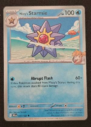 Misty's Starmie graded 9