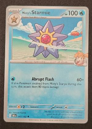 Misty's Starmie, graded 9.5