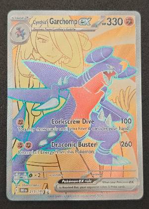 Cynthia's Garchomp ex - 215/182 graded 9
