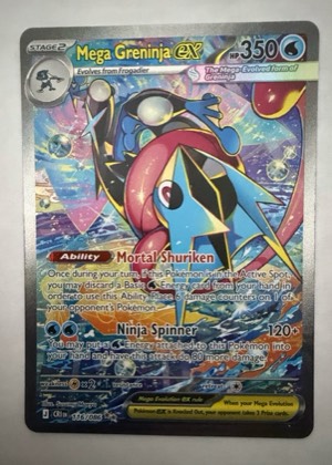Mega Greninja ex, graded 9.0