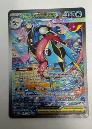 Mega Greninja ex, graded 9.5