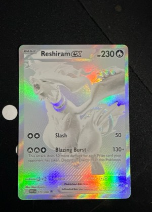 Reshiram ex, graded 9.0