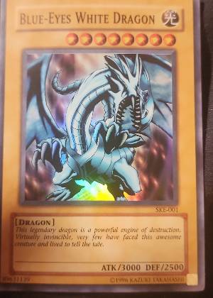 Blue-Eyes White Dragon, graded 8.5