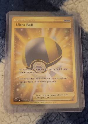 Ultra Ball (Secret), graded 8.5