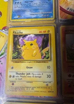 Pikachu, graded 7.0