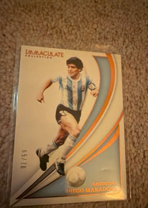 Diego Maradona, graded 8.5