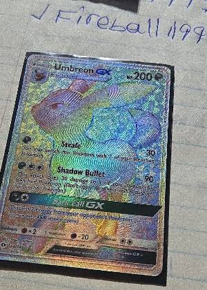 Umbreon GX (Secret), graded 5.0