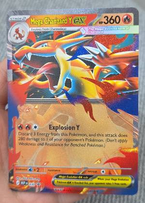 Mega Charizard Y ex, graded 9.0