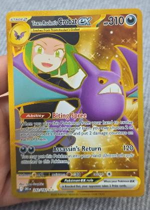 Team Rocket's Crobat ex, graded 9.0