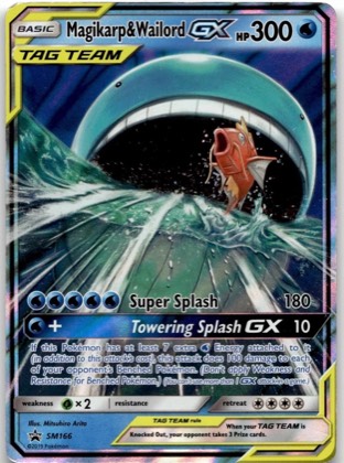 Magikarp & Wailord GX, graded 9.0