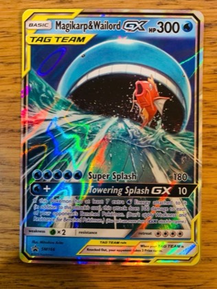 Magikarp & Wailord GX, graded 9.0