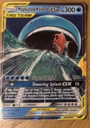 Magikarp & Wailord GX, graded 9.0