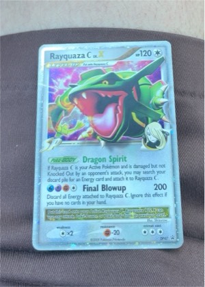 Rayquaza C LV.X - DP47, graded 8.0
