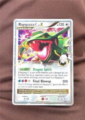 Rayquaza C LV.X - DP47, graded 7.5