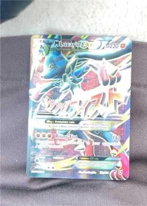 M Lucario EX, graded 8.5