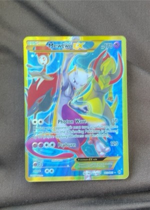 Mewtwo EX (163 Secret Full Art), graded 9.0