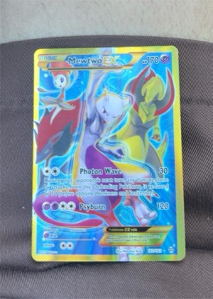 Mewtwo EX (163 Secret Full Art), graded 3.5