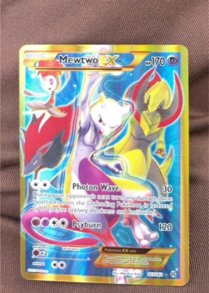Mewtwo EX (163 Secret Full Art), graded 9.0