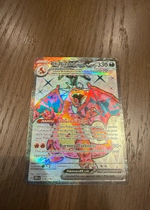 Charizard ex, graded 7.5