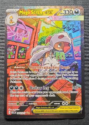 Mega Scrafty ex - 285/217 graded 8