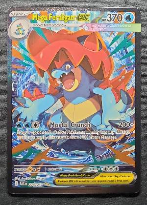 Mega Feraligatr ex graded 9.5