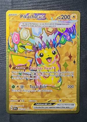 Pikachu ex, graded 9.5