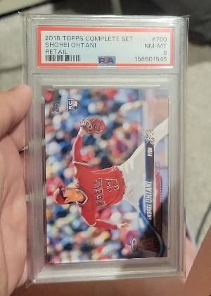 Shohei Ohtani, graded 8.5