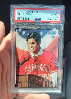Shohei Ohtani, graded 8.5