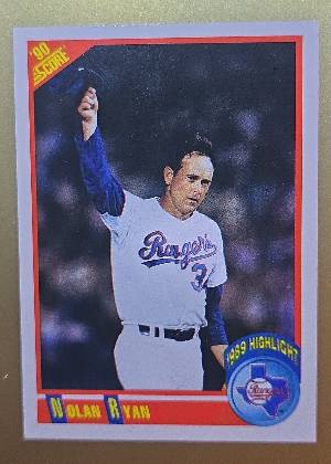 Nolan Ryan, graded 9.0