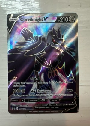Corviknight V (Full Art), graded 9.5