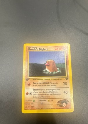 Brock's Diglett, graded 7.5