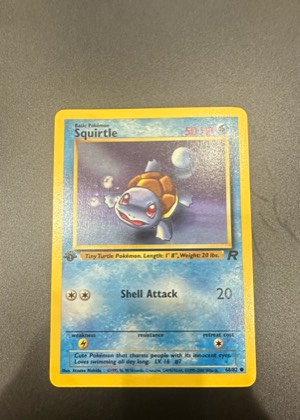 Squirtle, graded 7.5