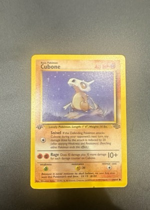 Cubone, graded 7.5