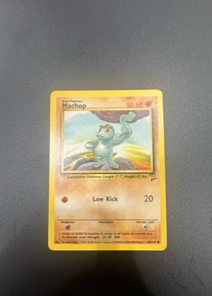 Machop, graded 8.0