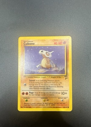 Cubone, graded 7.5