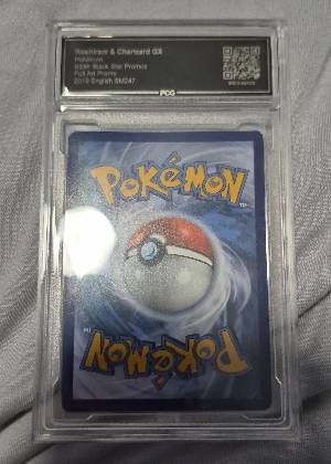 Reshiram & Charizard GX, graded 9.0