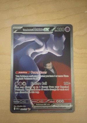 Team Rocket's Mewtwo ex, graded 9.0