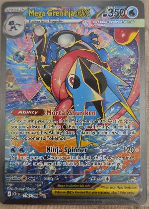 Mega Greninja ex, graded 9.0