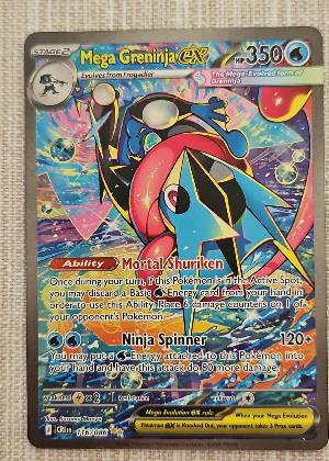 Mega Greninja ex, graded 9.0