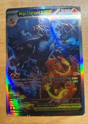 Mega Charizard X ex, graded 9.0