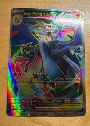 Mega Charizard X ex, graded 8.5