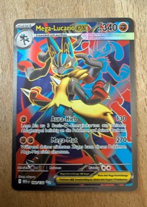 Mega Lucario ex, graded 9.0