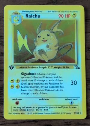 Raichu, graded 8.0