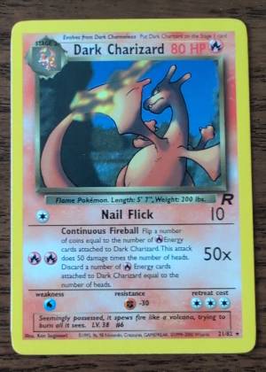 Dark Charizard, graded 9.0