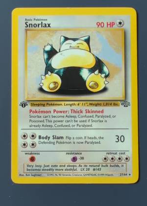 Snorlax, graded 8.0