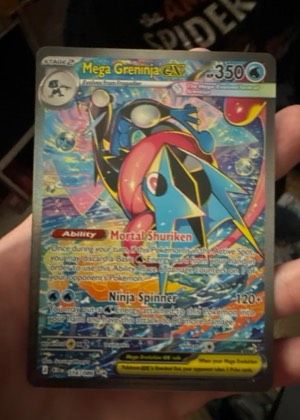 Mega Greninja ex, graded 7.5