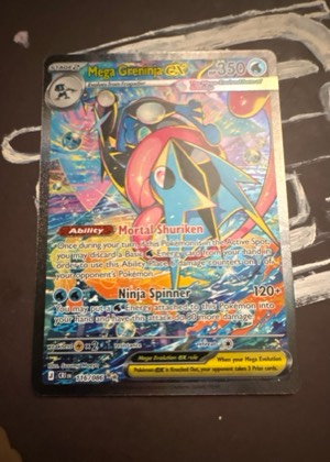 Mega Greninja ex, graded 9.0